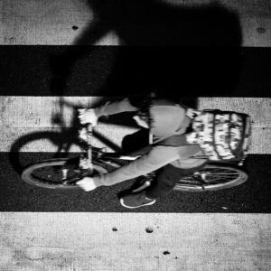 Biker on walkway - Cordoba, Spain (2016)