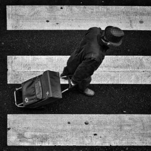 Man on crosswalk - Cordoba, Spain (2016)