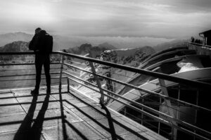 Shadows and man - Zugspitze, Germany (2015)