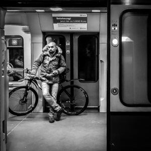 Man on train - Berlin, Germany (2015)