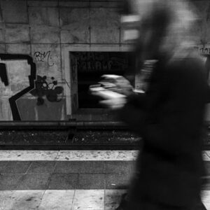 Texter at train station - Berlin, Germany (2015)