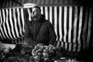 Vegetable vendor - Mons, Belgium (2016)